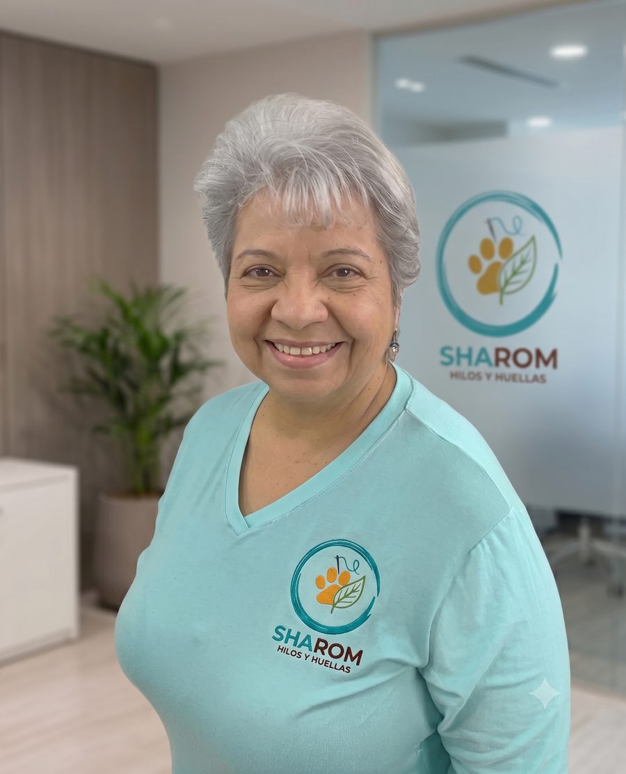 Rosario Pérez en su taller